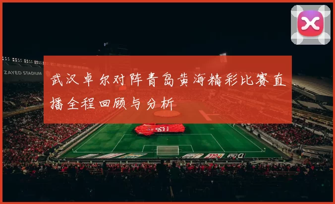 武汉卓尔对阵青岛黄海精彩比赛直播全程回顾与分析