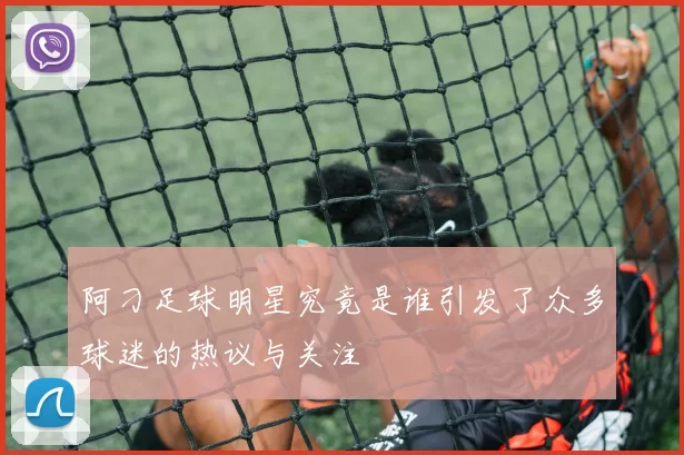 阿刁足球明星究竟是谁引发了众多球迷的热议与关注